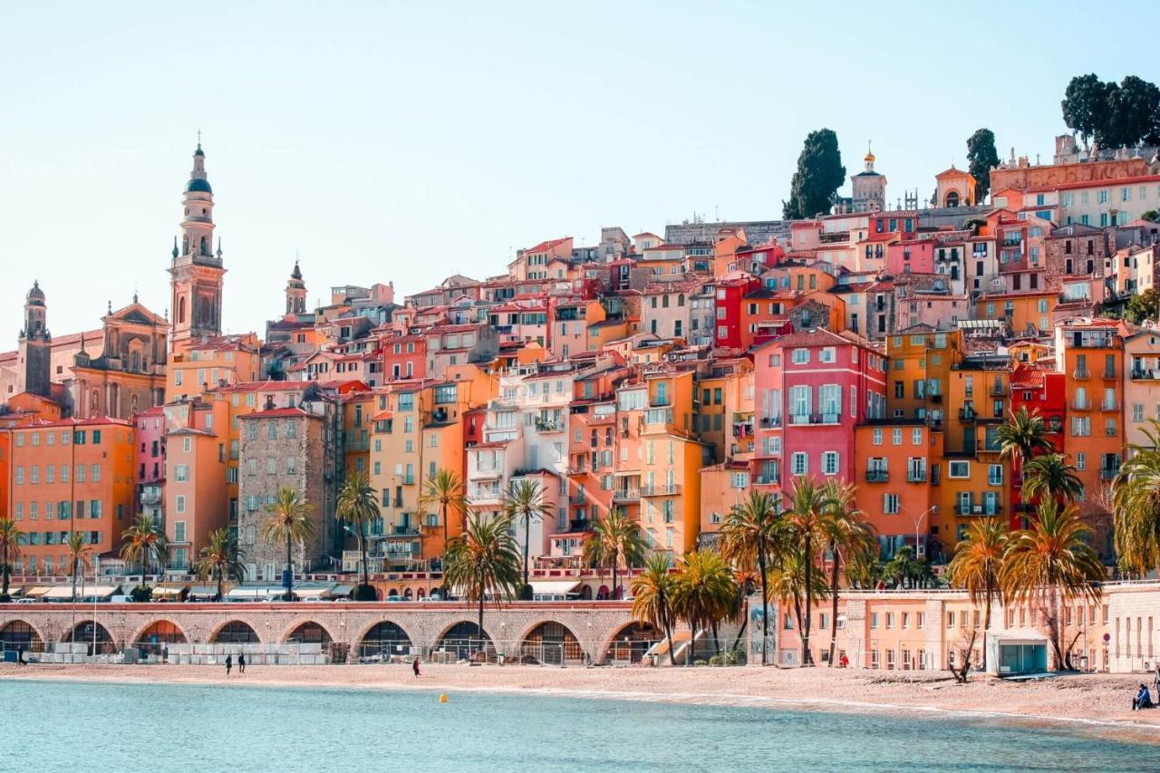 Apartmán Les Terrasses 2Pers Parking Wifi Roquebrune-Cap-Martin Exteriér fotografie